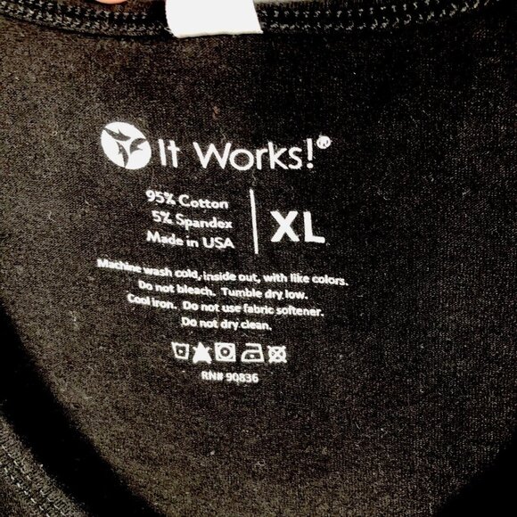It works Woman’s Tops XL Black Have You Tried That Crazy Wrap Thing It Works  - Picture 4 of 9